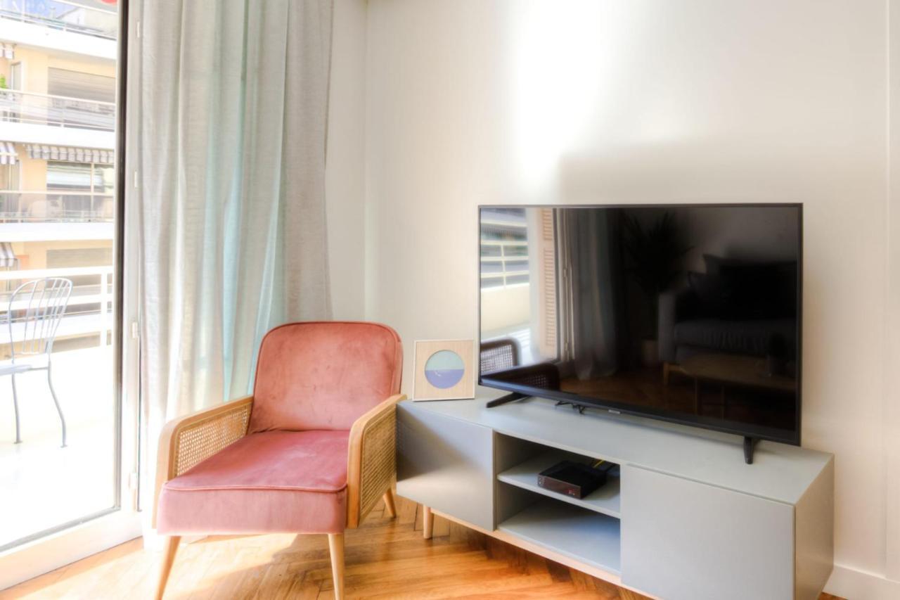 #29 Suite Gambetta Ac Sea View 2 Bedrooms 1Min Walk To Promenade & Sea Niza Exterior foto